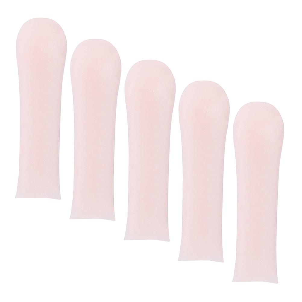 Pink Silicone Ear Spoon Replacement for Safe Ear Cleaning 5Pcs