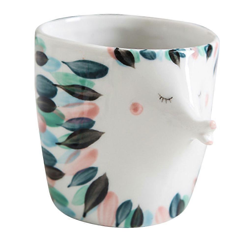 Hand Painted Fish Shape Ceramic Tea Cup for Home