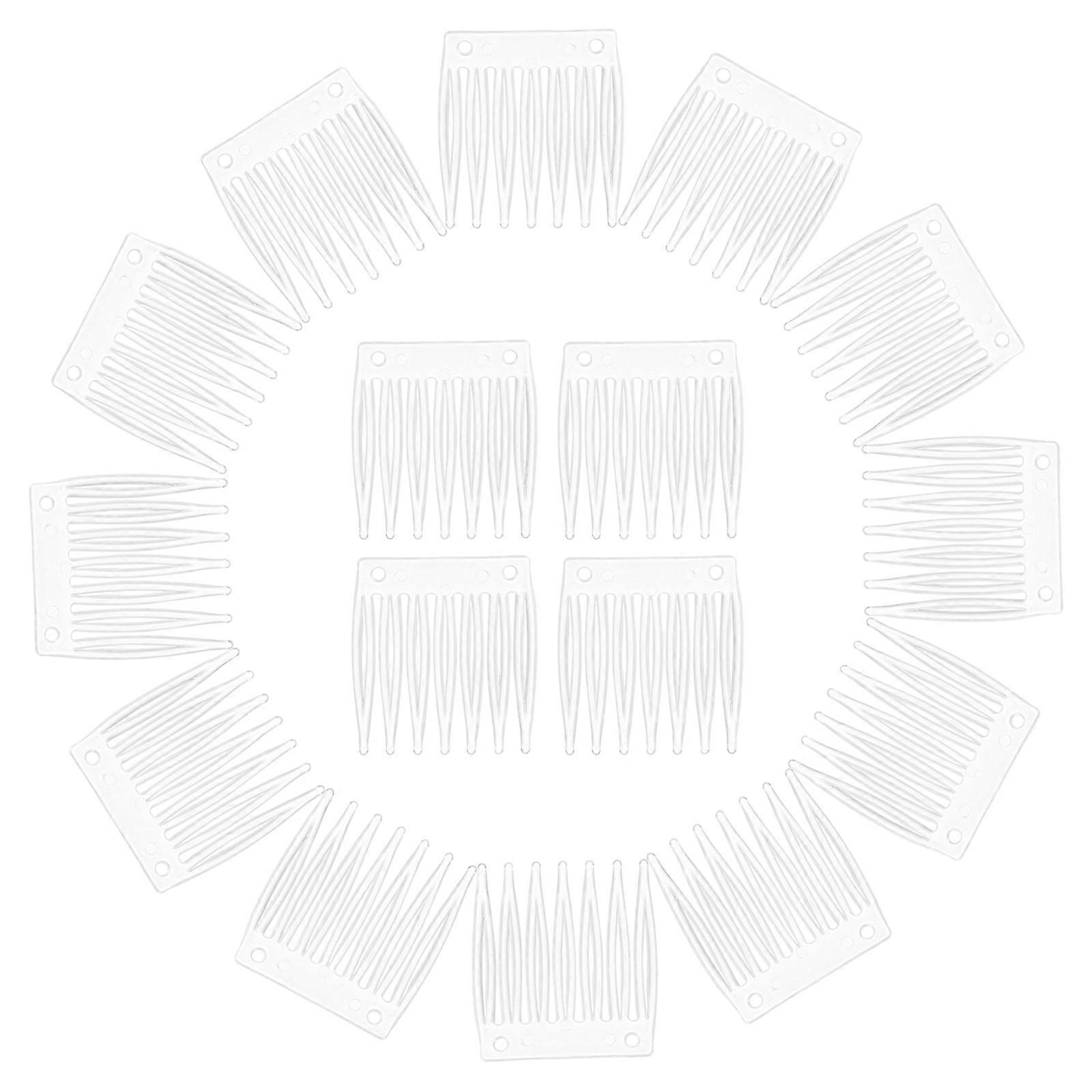 Wig Caps Clips Plastic Fork Wig Accessories Clips for 100Pcs Use