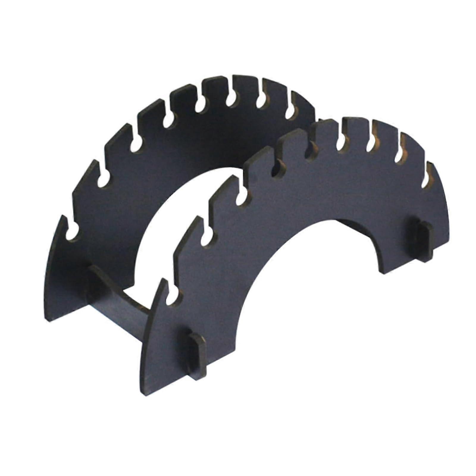 Tile Display Stand with Stable Triangular Structure and Nine Slots for Large Floor Tile Samples