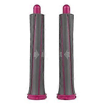 Gray  Rose Red,1Pair Curling Barrels for Airwrap Styler Accessories Extended Version Long Curl Barrels Replac-shenxian