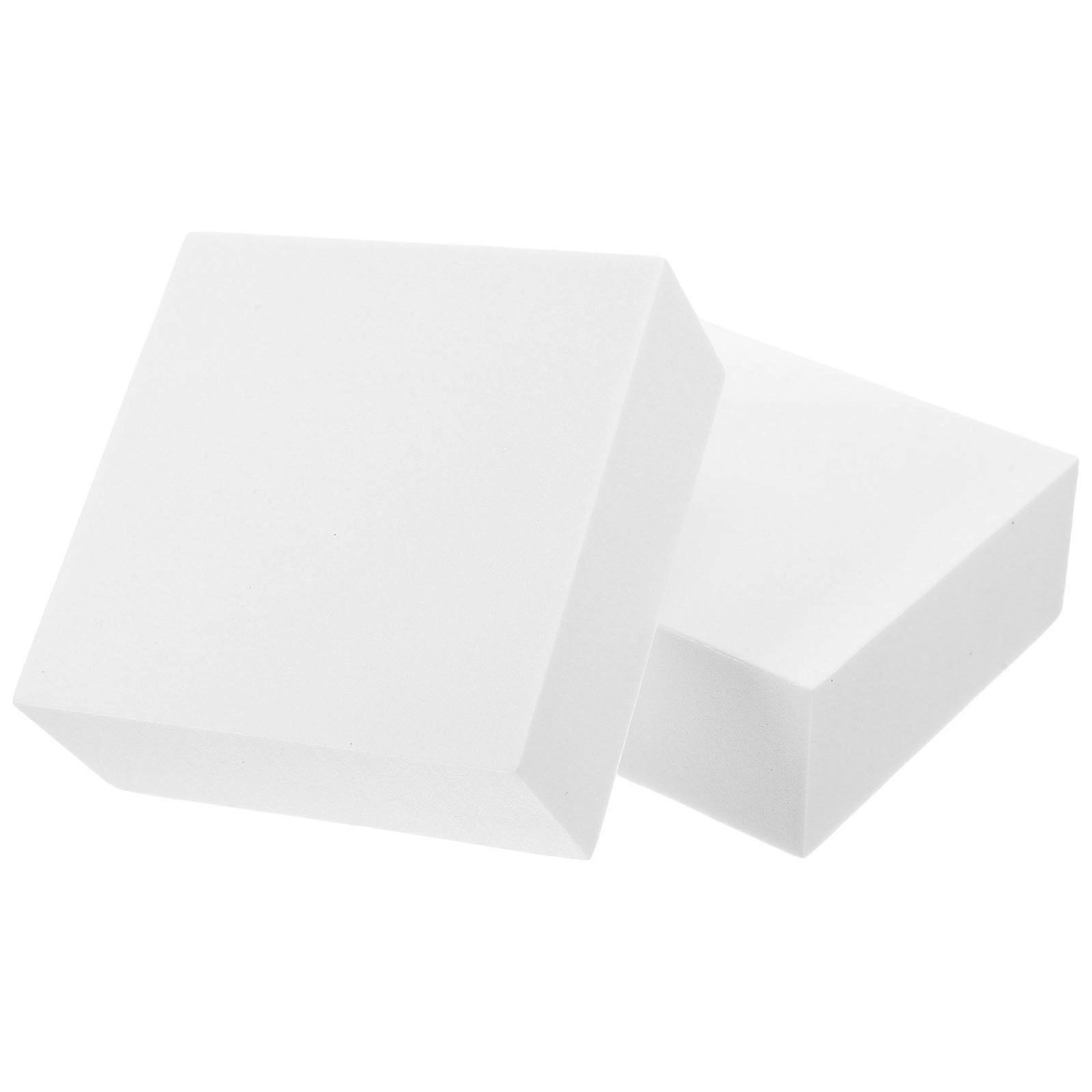 Polystyrene Craft Foam Blocks White Foam Cubes for Arts Projects 2Pcs