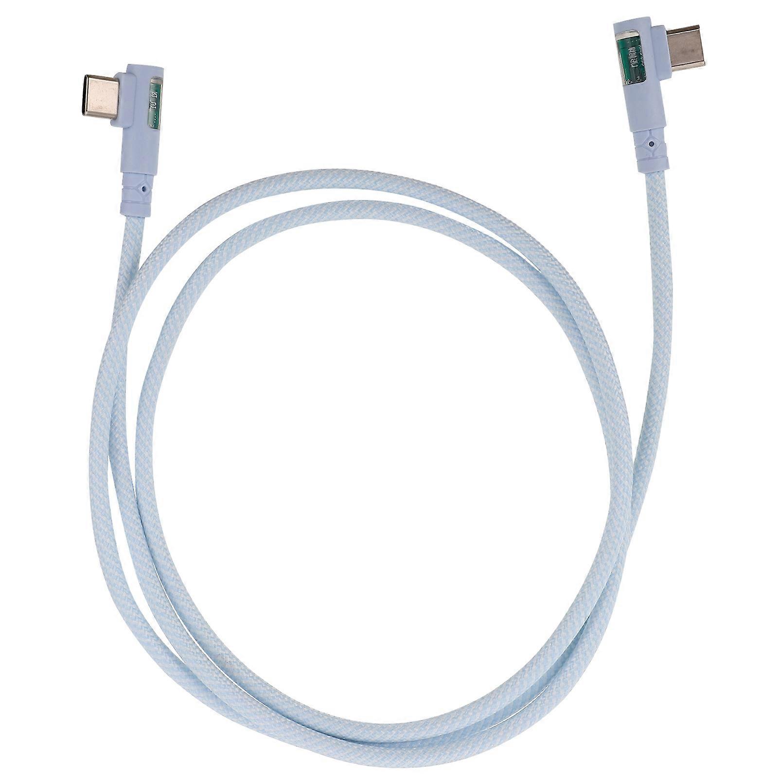 Data Cable Dual Charging Cable for Fast Charging Sky Blue Type C