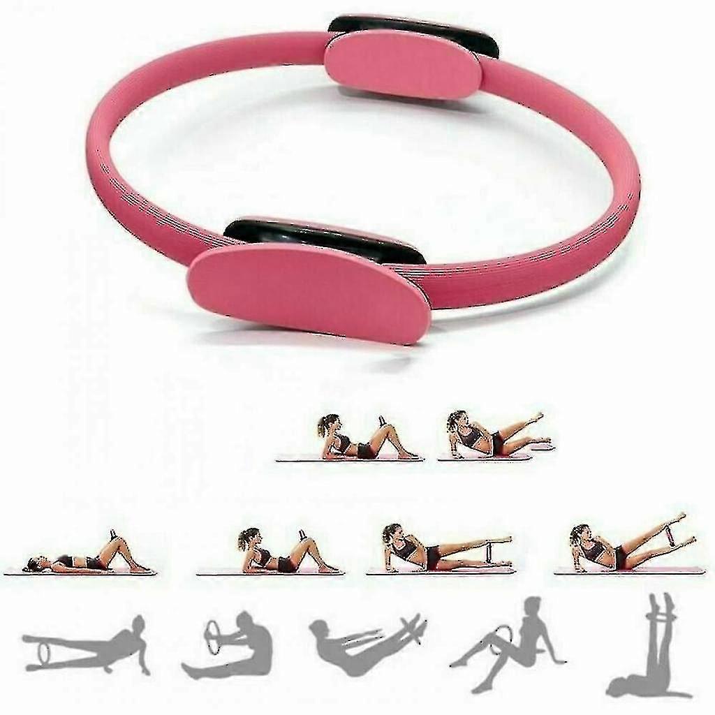 Pilates Ring Double Grip Yoga Resistance Ring for Exercise