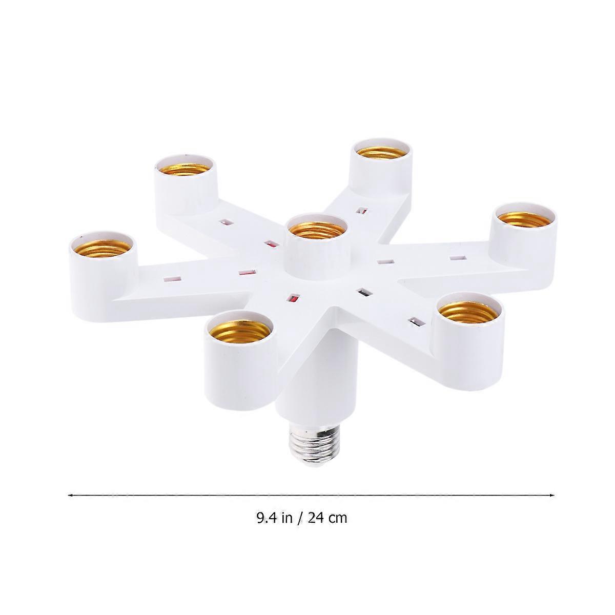 Practical E27 Lamp Bases 7 Heads Light Holder for Home Use