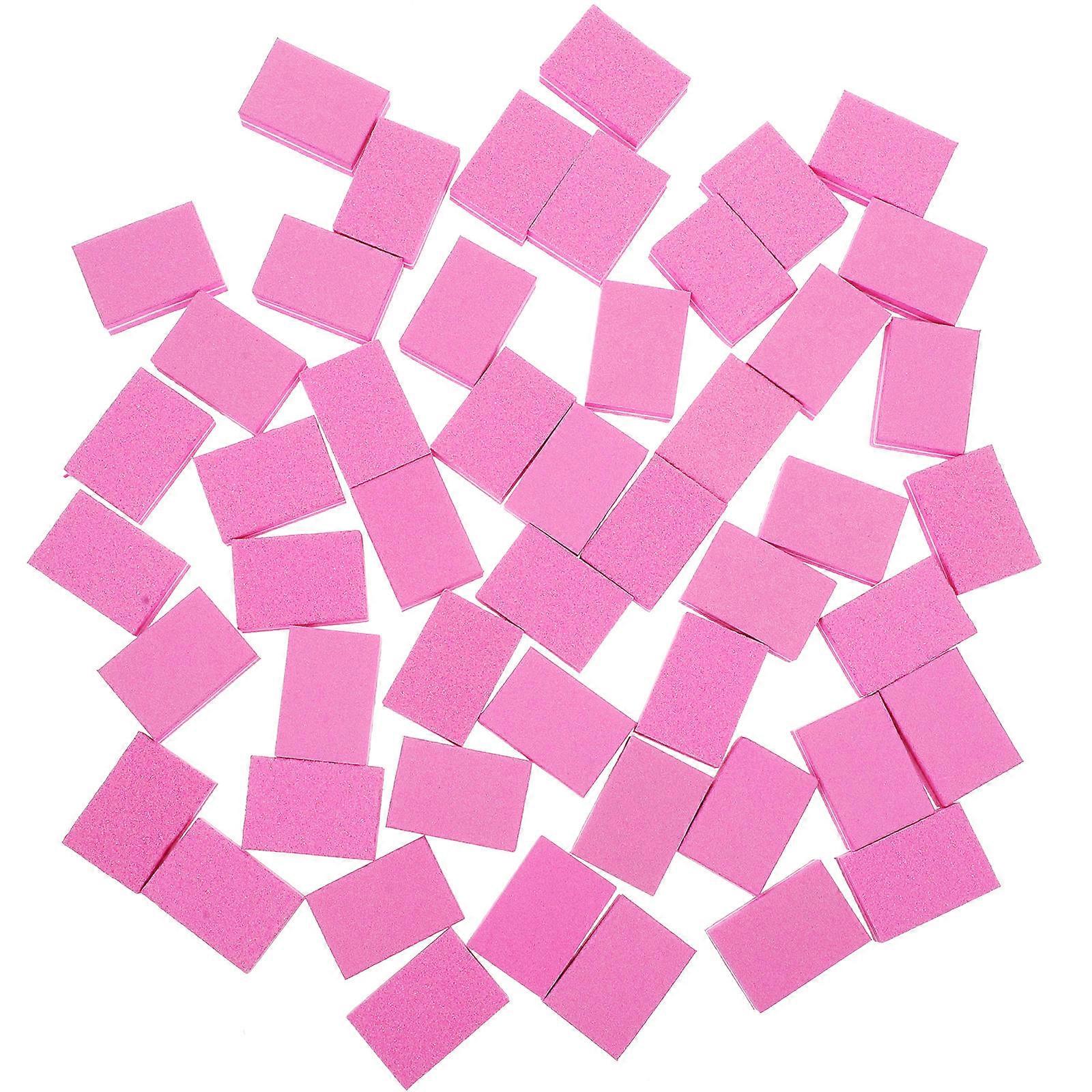 Rosy Sponge Double Side Buffer Block Nail File for Manicure 50Pcs