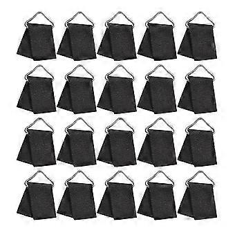 20 set med fjäderspänne för trampolin, triangelringar och spänne