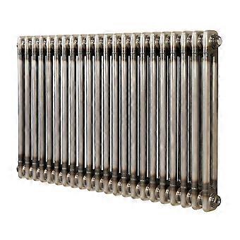 Traditional 2 Column Radiator 600mm x 1010mm Modern Central Heating Heater Raw Metal Carbon Steel