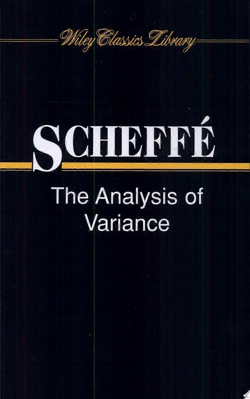 The analysis of variance