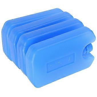 4pcs Reusable Ice Packs Lunch Cooler Bag Ice Cube Trays Freezer Ice Packs Air Conditioner Fan Ice Block Portable Cooler Ice Case Sky-blue