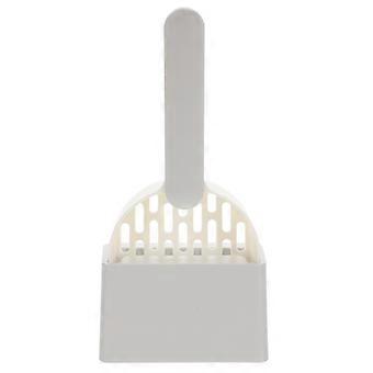 Schepje voor het schoonmaken van de kattenbak (1 set) met ergonomische houder