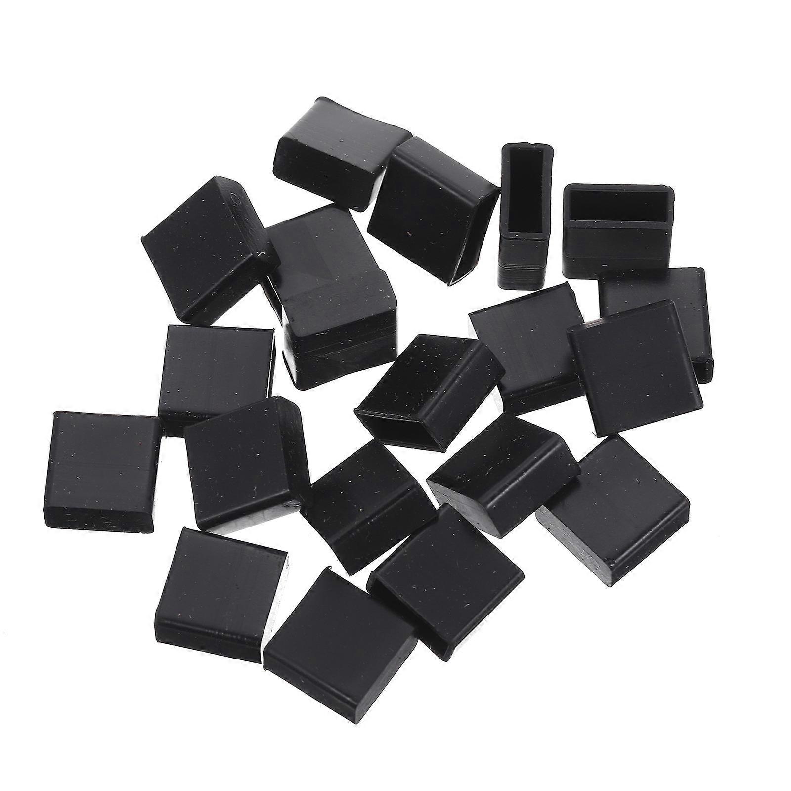 20 Stück USB-Stecker staubdichter Stecker Shell Protector Caps Data Line Kabelabdeckung