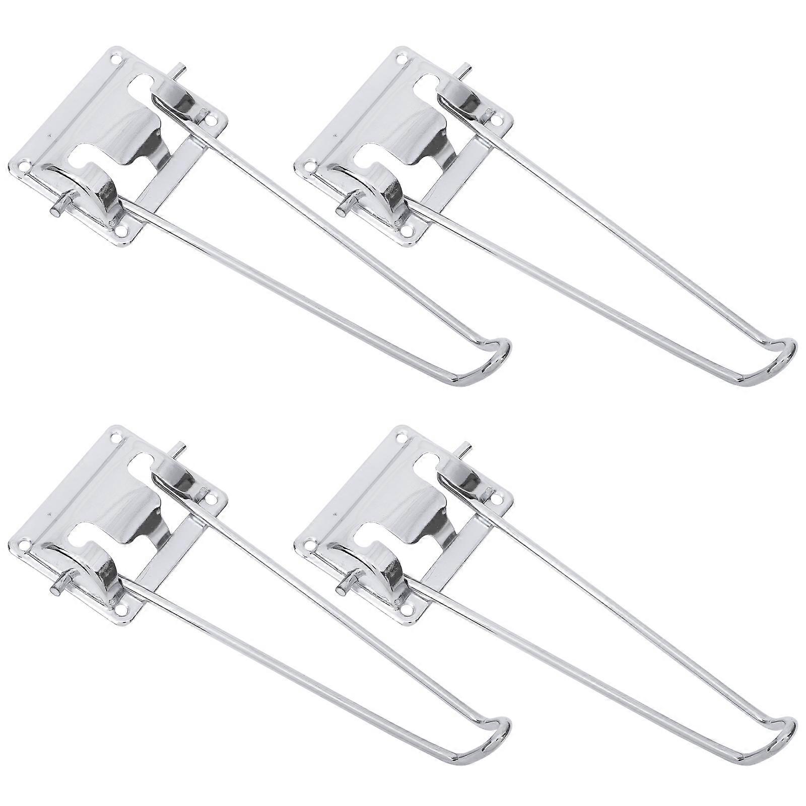 4Pcs Table Legs Practical Table Feet Home Table Computer Desk Legs (Silver)