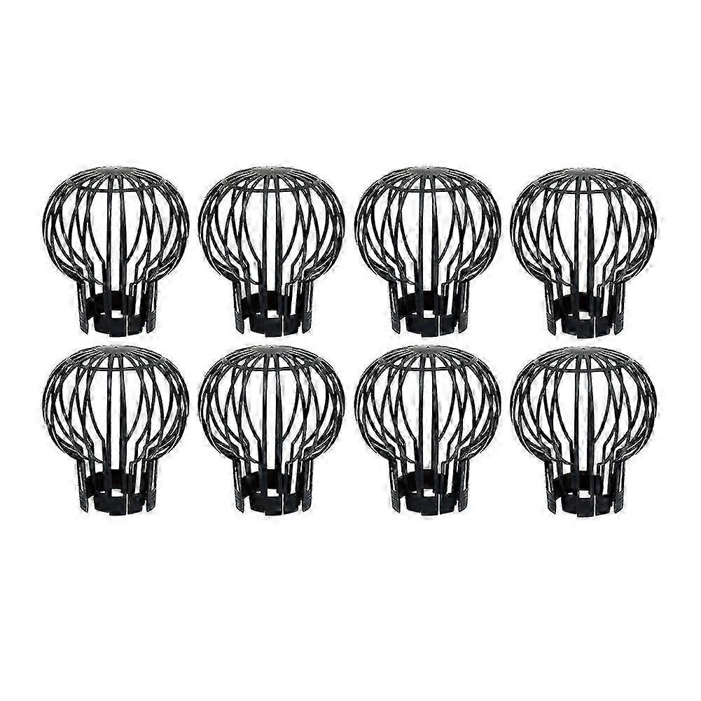 8Pcs Plastic Gutter Guards, Downpipe Leaf Guard, Downspout Filter, Drain Pipe Debris Dirt Protector