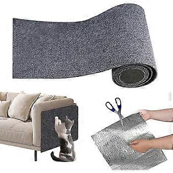 Zelfklevende kattenkrabmat, krabmat voor katten, kattenkrabplank, kattenkrabmat voor het beschermen van meubels, bank