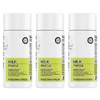 Mariendistel-Detox-Nahrungsergänzungsmittel (Gels & Kautabletten) – 90er-Set zur Unterstützung der Lebergesundheit