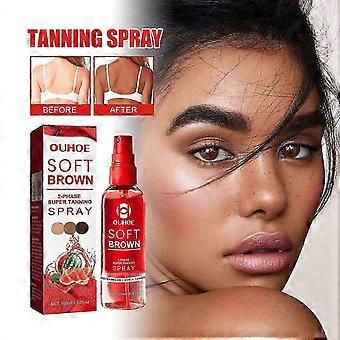 Tanning Spray - Rask selvbruning og fuktighetsgivende bronsehud med vannmelonfrøolje og hyaluronsyre