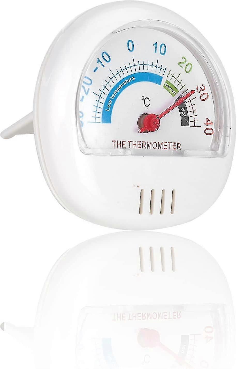 Mini Fridge Thermometer Large Mechanical Dial Thermometer(white)