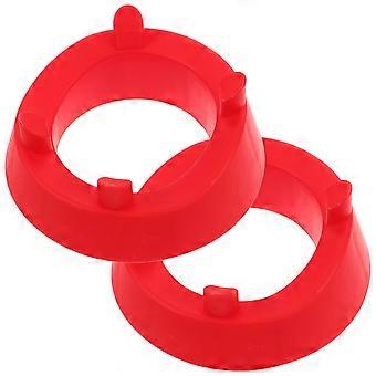 Football Kicking Tee Ball Holder for Sports Use 2Pcs Red Color