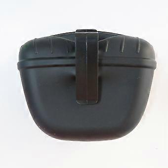 x Hondensnoepzak, Draagbare siliconen trainingstas, Hondensnoepzak, Hondensnoepzak, Automatische sluiting Zwart 13x10,5 cm, Versailles