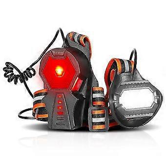 Night Running Lights,led Chest Light Back Warning Light With 3 Lighting Modes 90 Adjustable Beam