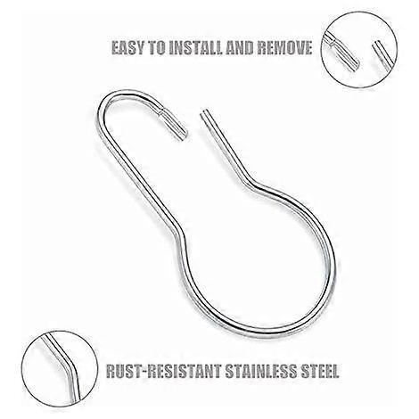 Shower Curtain Rings Hanging Hooks for Sorting and Organizing