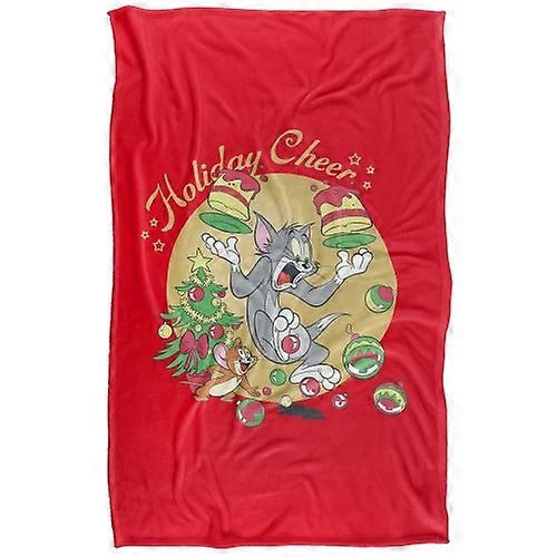Tom And Jerry Holiday Cheer Blanket