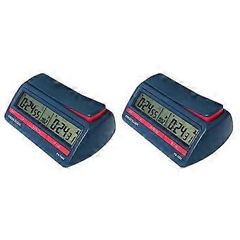2X Advanced Chess Digital Timer Chess Clock Count Up Down Board Game Clock