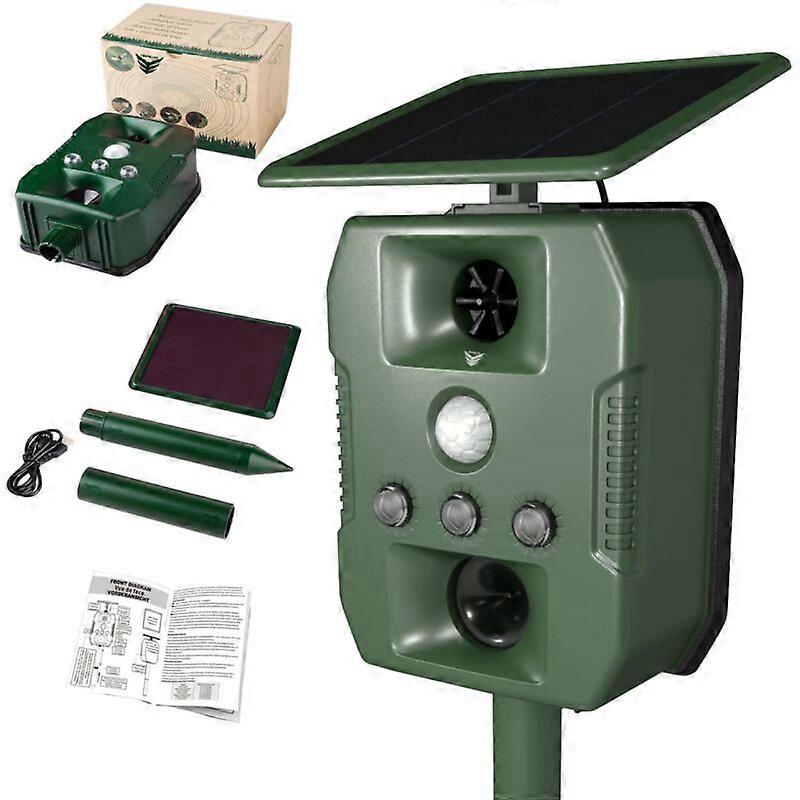 Ultrasonic Outdoor Cat Repeller Solar