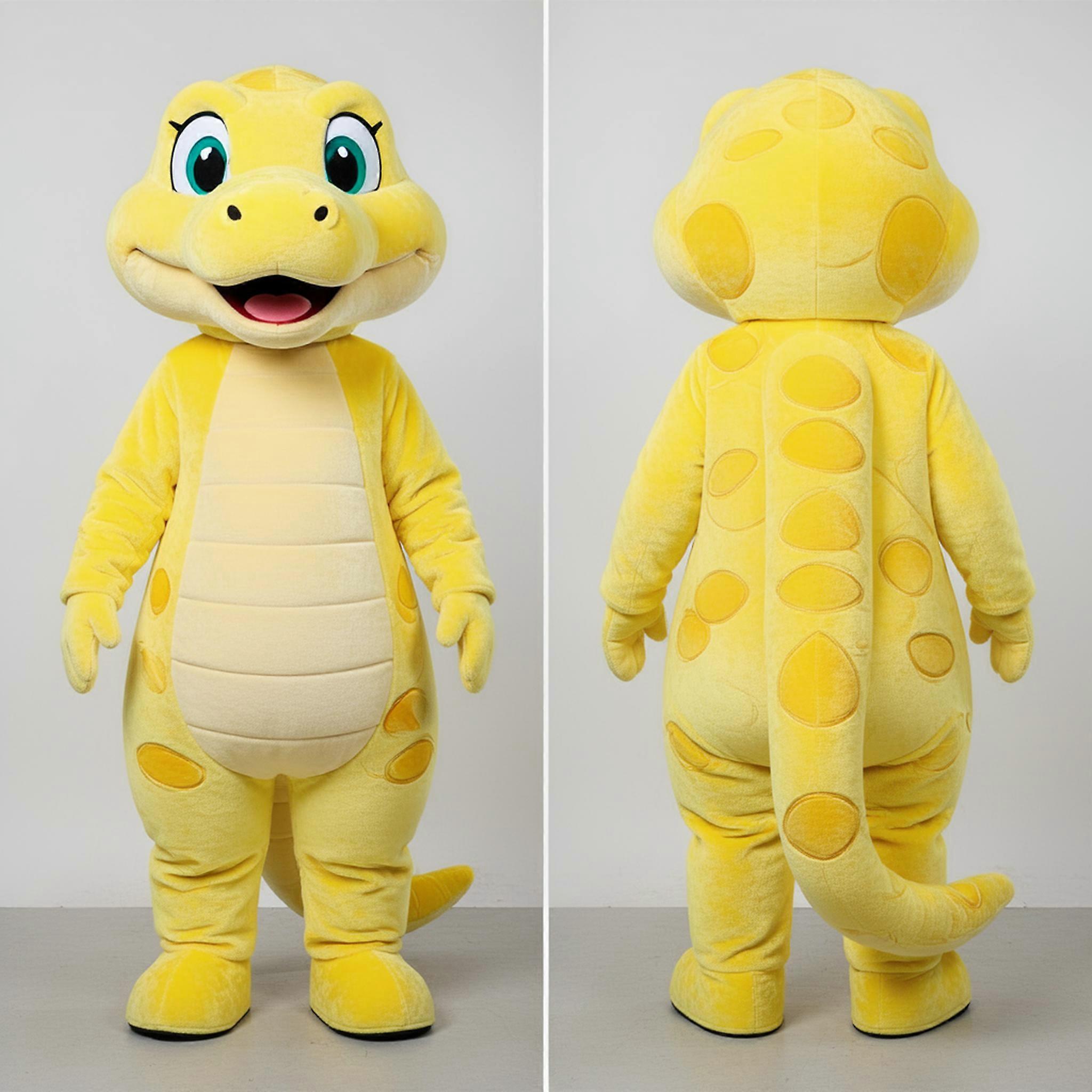 MASTICOT Lemon Yellow Playful Python Mascot