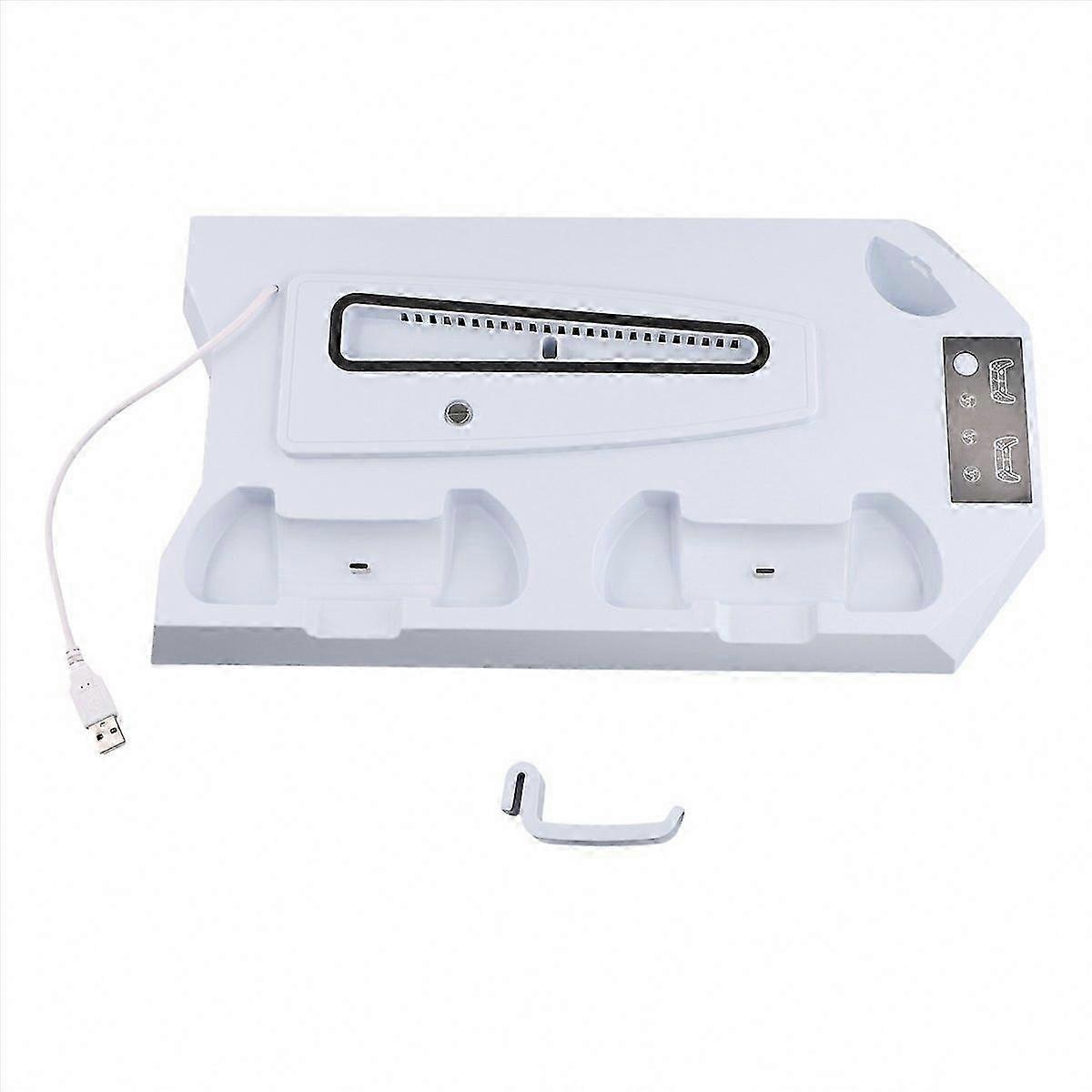 Vertical Cooling Stand for Slim Console Stations, White