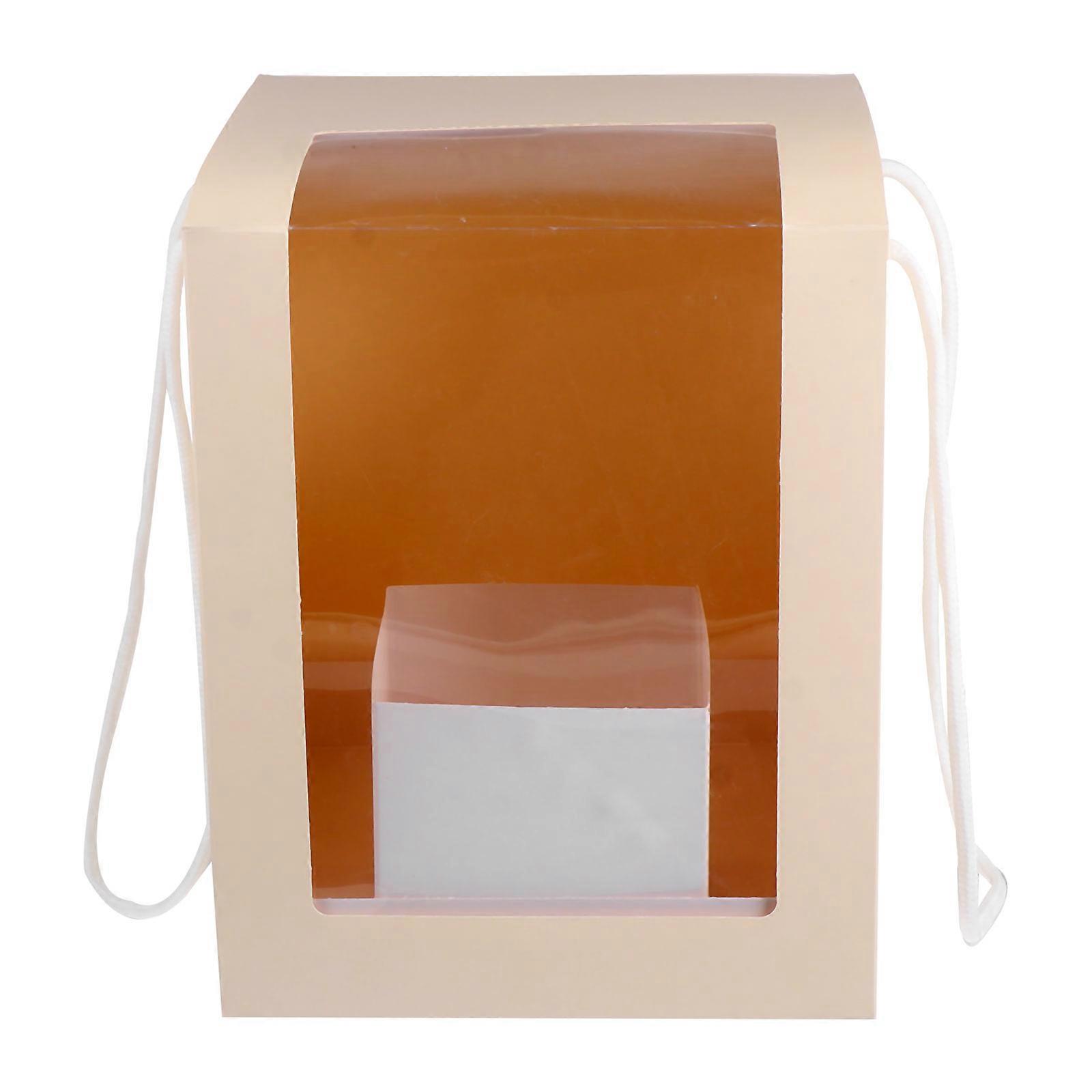 Portable Transparent Flower Box for Storage Use 1Pcs Folding Wedding Flower Box