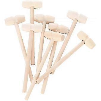 1/5/10pcs Mini Holz Hammer Bälle Spielzeug Pounder Ersatz Holz Schlägel Schlägel Schlegel Krabben Hummer Meeresfrüchte Kinder Spielzeug Holz Handwerk Werkzeuge