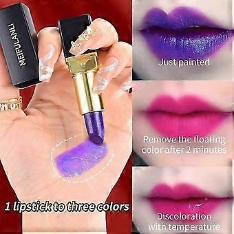 Changing Lipstick Orange Waterproof Moisturizer Lip Balm Long Lasting Lipgloss