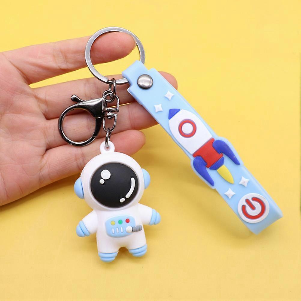 Keychains Blue Spaceman Shape Key Chains for Decoration 1Set