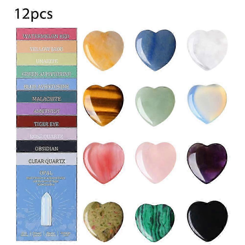 Natural Gemstone Moon Shape Crystal Set