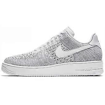 Nike Air Force 1 Flyknit Low top Skateboard Shoes Unisex White 817419-006