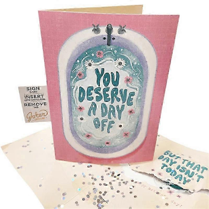 Glitter Burst Endless Song Card