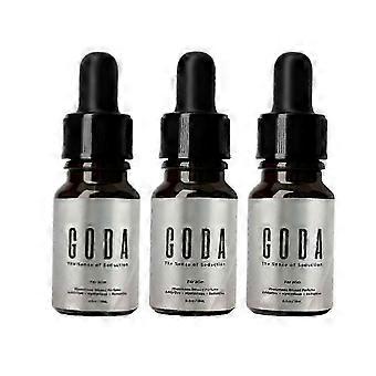 Kit com 3 Perfumes Goda com Feromônios para Homens, 15ml, Frescos e de Longa Duração