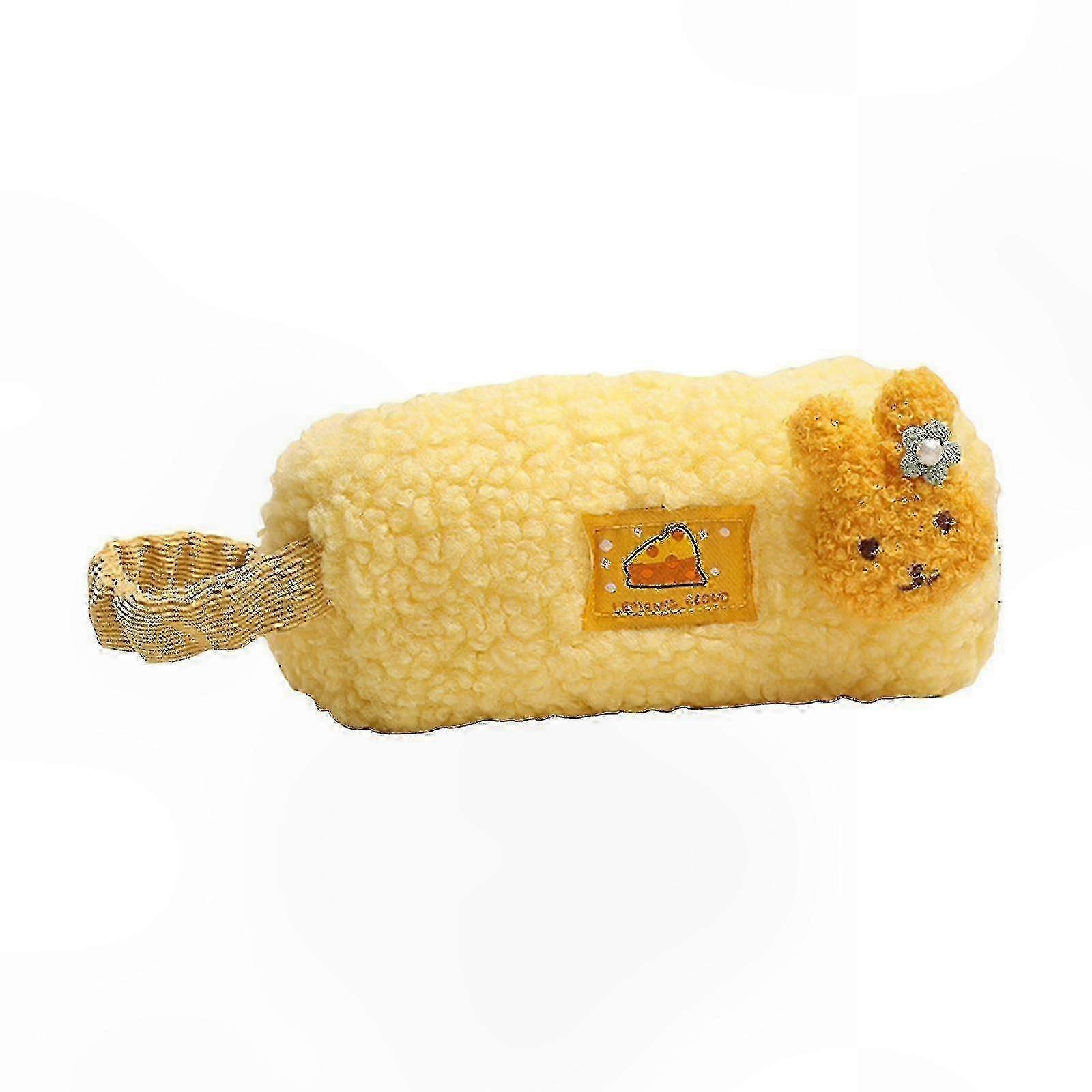Slim Large-Capacity Lamb Hair Pouch