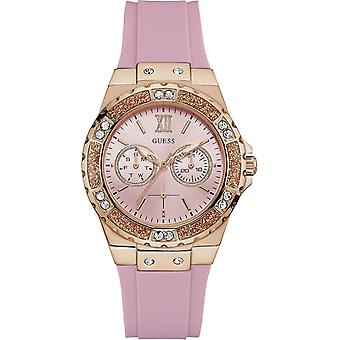 Guess ladies limelight Japanese Quartz Analog Woman Watch with Silicone Bracelet W1053L3