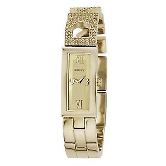 Watch dkny ms plated glitz Watch for Women Analog Quartz with stainless steel bracelet plated in gold NY4514
