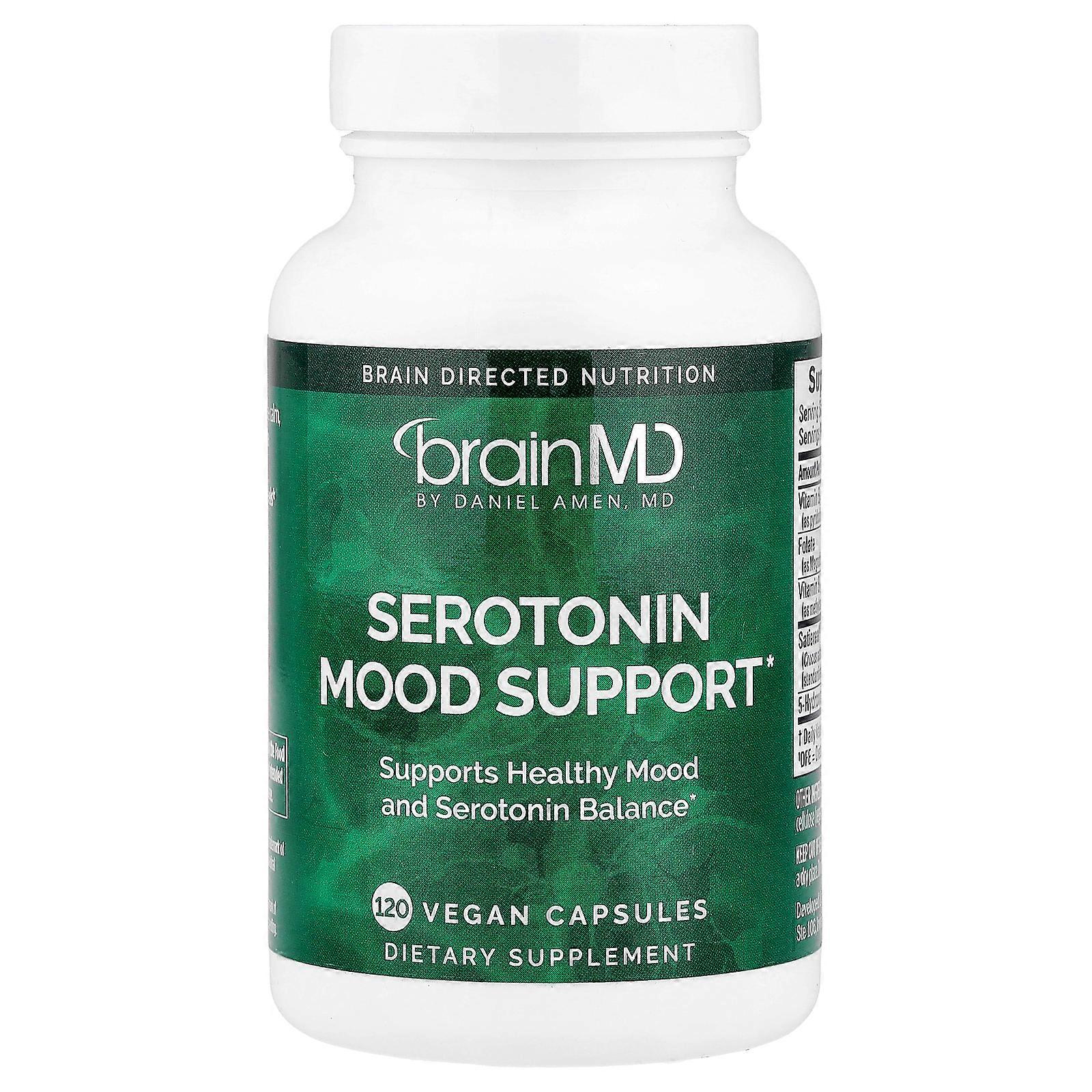 BrainMD, Serotonin Mood Support, 120 Vegan Capsules