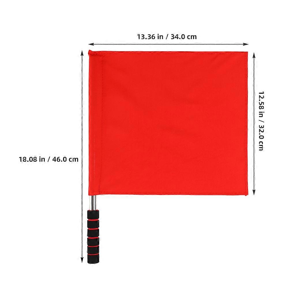 Handheld Signal Flags Set for Commanding with 4Pcs Durable Racing Flags