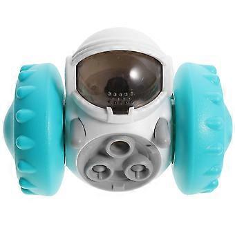 Interactive Dog Feed Toy Food Dispenser Toy for Pets 4Pcs Set Sky-Blue