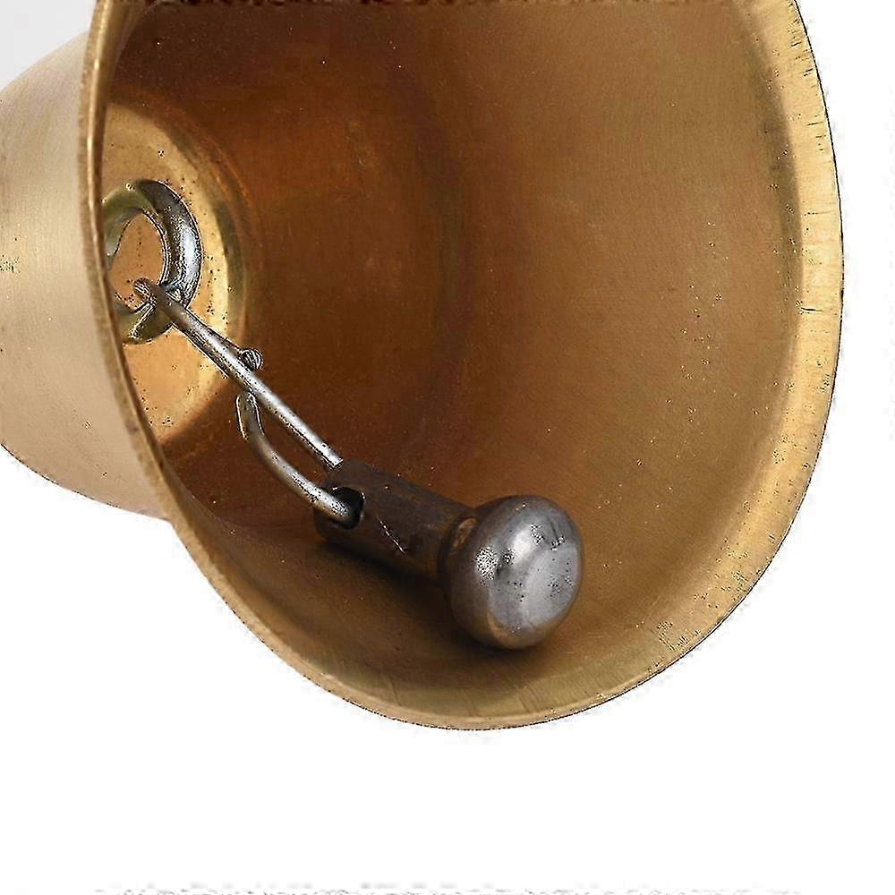 Solid Brass Handbell with Wood Grip
