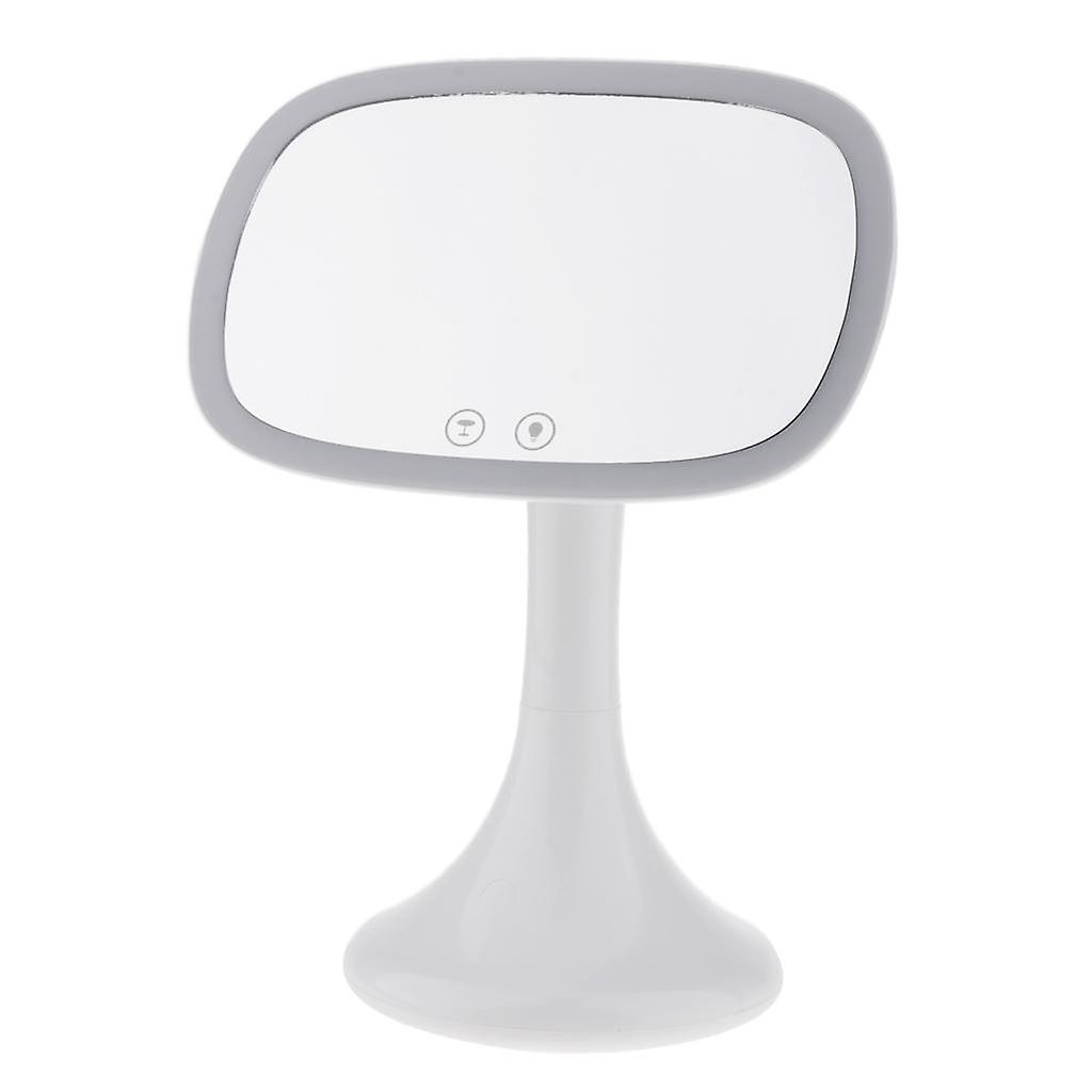 Desktop Stand Vanity Makeup Mirror Adjustable Touch Screen 37 LED Light USB