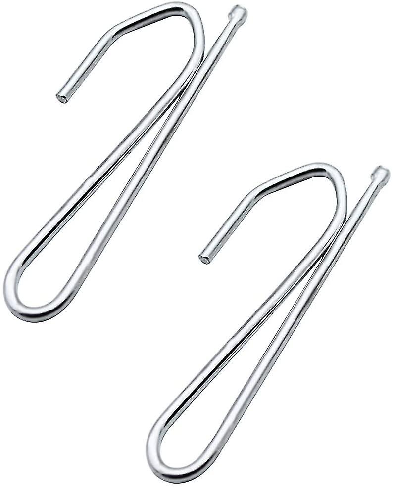 30 Pieces Of Curtain Hooks Metal Curtain Hooks For Window Curtain, Door Curtain And Shower Curtain