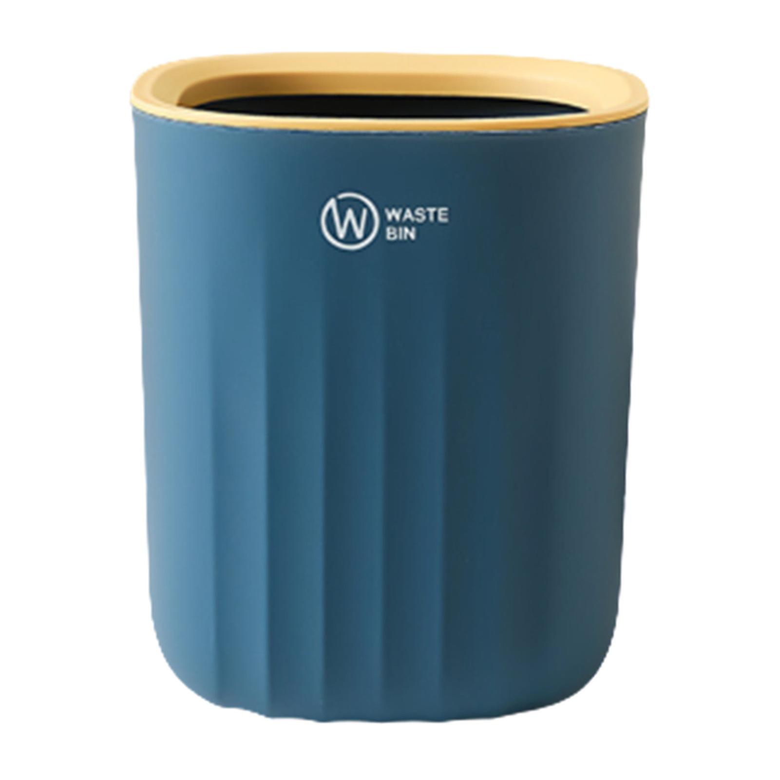 Desktop Trash Can Plastic Office Coffee Table Storage Bucket Without Cover