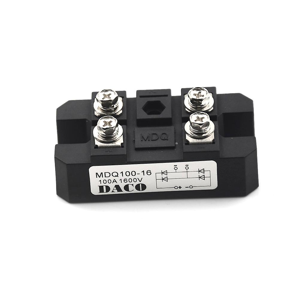 MDQ 100A Amp 1600V Volt Diodo monofásico 1 Fase Caja Metálica Rectificador de Puente TS SHYTMV